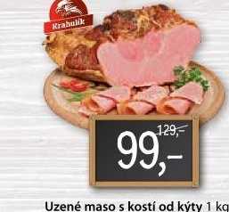 Uzené maso od kýty s kostí Krahulík