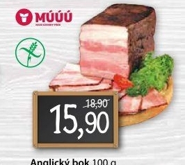 Anglický bok Maso uzeniny Písek
