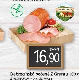 Pečeně debrecínská Z Gruntu