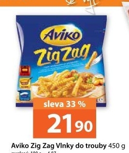 Hranolky vlnky mražené Zig Zag Aviko
