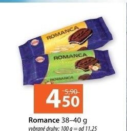 Sušenky Premium Romanca Sedita