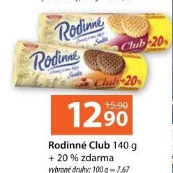 Sušenky Rodinné Club Sedita