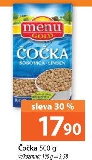 Čočka velkozrnná Zlaté menu