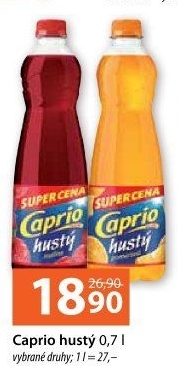 Sirup hustý Caprio
