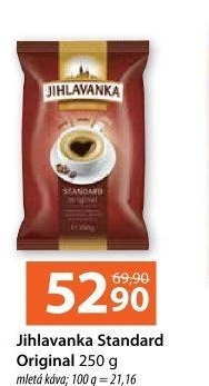 Mletá káva Standard Jihlavanka