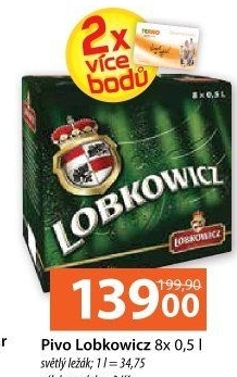 Pivo světlý ležák 12° Premium Lobkowicz