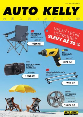 akční leták Auto Kelly 14.8.2018-10.9.2018