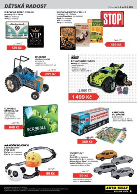 akční leták Auto Kelly 14.8.2018-10.9.2018