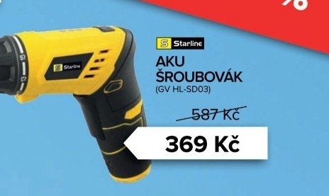 Aku šroubovák Starline