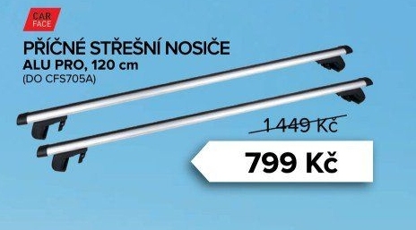 Příčné střešní nosníky - příčníky Carface