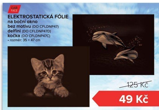 Elektrostatická fólie CarFace