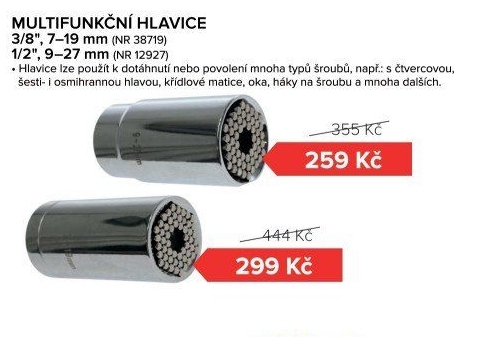 Multifunkční hlavice Starline