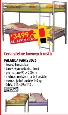 Palanda PARIS kov