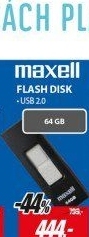USB FD 64GB 2.0 Messenger black MAXELL