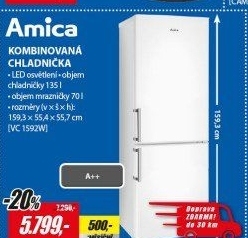 VC 1592W CHLADNIČKA KOMBIAMICA