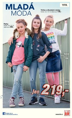 akční leták Kik textil 15.8.2018-15.9.2018