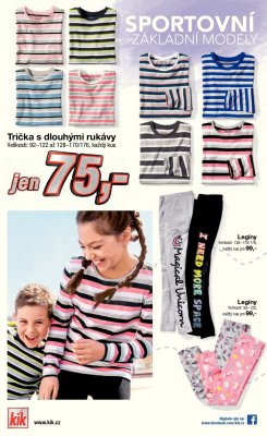 akční leták Kik textil 15.8.2018-15.9.2018