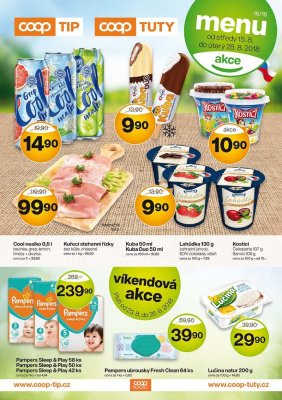 akční leták COOP 15.8.2018-28.8.2018