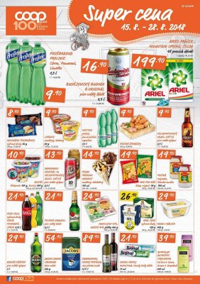 akční leták COOP 15.8.2018-28.8.2018