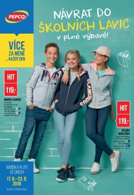 akční leták PEPCO 17.8.2018-23.8.2018