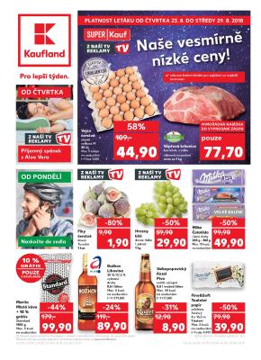 akční leták Kaufland 26.8.2018-29.8.2018
