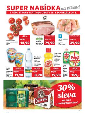 akční leták Kaufland 26.8.2018-29.8.2018
