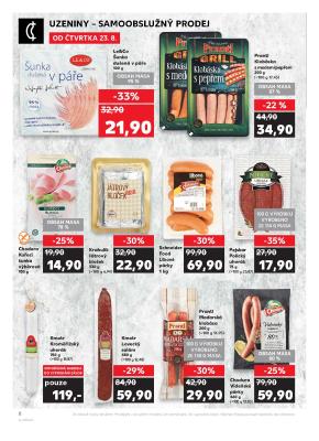 akční leták Kaufland 26.8.2018-29.8.2018