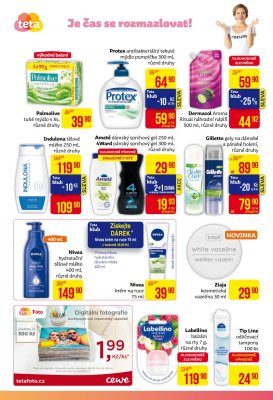 akční leták Teta drogerie 23.8.2018-1.9.2018