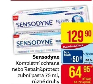 Pasta na zuby Kompletní ochrana Sensodyne