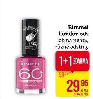 Lak na nehty 60 seconds Rimmel