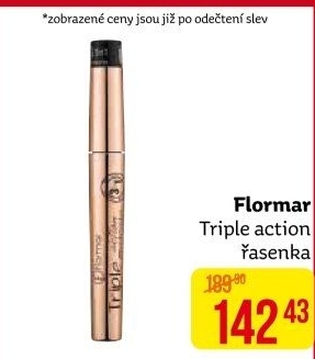 Řasenka Triple Action Flormar
