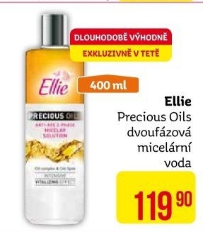 Dvoufázová micelární voda Precious Oils Ellie