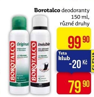 Deodorant sprej Borotalco