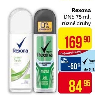Deodorant parfémovaný Rexona