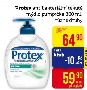Tekuté mýdlo antibakteriální Protex