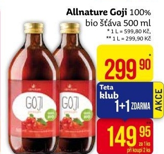 Šťáva Allnature