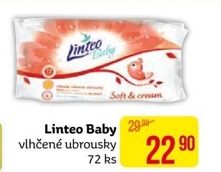 Vlhčené ubrousky dětské Linteo Baby