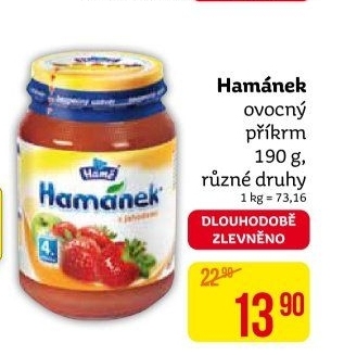 Přesnídávka ovocná Hamánek