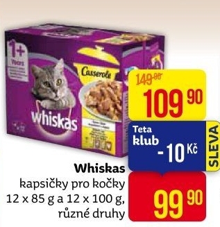 Kapsičky pro kočky Whiskas