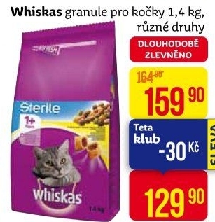 Granule pro kočky Whiskas