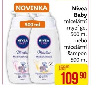 Mycí gel micelární dětský Baby Nivea