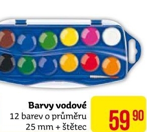 Vodové barvy