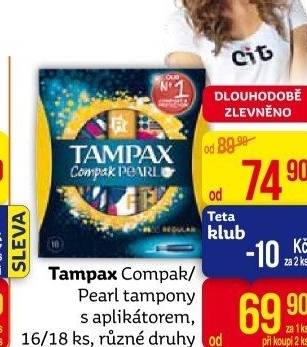 Tampony Compak Tampax