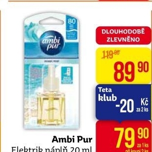 Osvěžovač vzduchu elektrický Ambi Pur - náplň