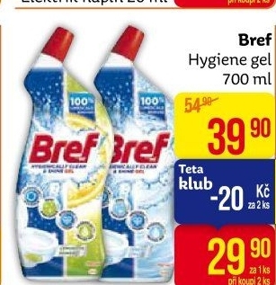 Čistič WC gelový Bref