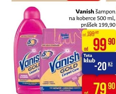 Čistič koberců Vanish