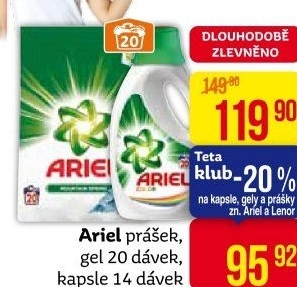 Prací prášek Ariel