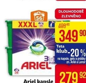 Prací kapsle 3v1 Ariel
