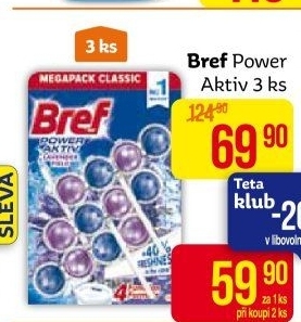 WC blok tuhý Power Aktiv Bref