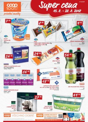 akční leták COOP 22.8.2018-28.8.2018